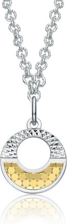Rachel Glauber Infinite Harmony Circle Pendant Necklace