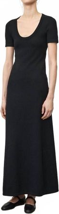 Lisa Yang Minne Cashmere Dress In Noir