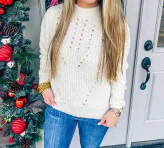 Dear John Denim Madison Sweater In Cream