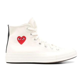 Comme Des Gar&ccedil;ons Sneakers, female, White, Size: 15 US Chuck Taylor All Star 70 Hi