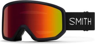 Smith Transfer Snow Goggles in Black /Red Sol-X Mirror at Nordstrom