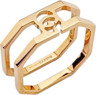 Gucci Pink Pink Gold (18K) Band Ring (Pre-Owned)