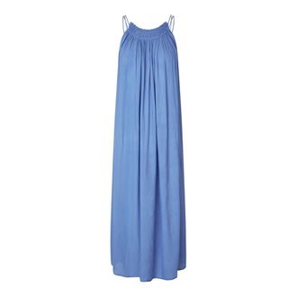 Lollys Laundry Maxi Dresses, female, Blue, XS, Blue Maxi Dress for Hot Summer Days