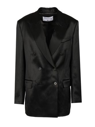 Filippa K Double-Breasted Blazer Giacche Nero-Donna