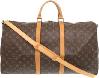 Louis Vuitton Pre-owned Weekend Bags, male, Brown, Size: ONE SIZE Pre-owned Monogram Boston Bag