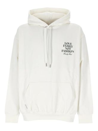 Family Fir$t Milano logo hoodie - White
