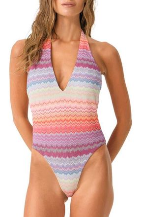 PQ Swim Remi One-Piece Swimsuit in Sunkissed at Nordstrom, Size Medium