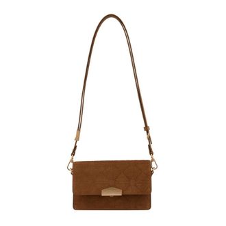 Pourchet Dames, Tassen, Bruin, Maat: ONE Size Leer