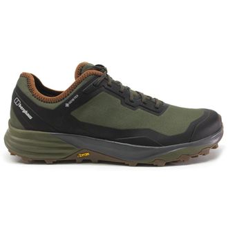 Berghaus VC22 GTX AM Textile Synthetic Mens Lace Up Shoes - Dark Brown Dark Green - Size:UK 12