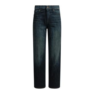 7 For All Mankind Stovepipe Straight - Jeans - Mujer - Azul - W25
