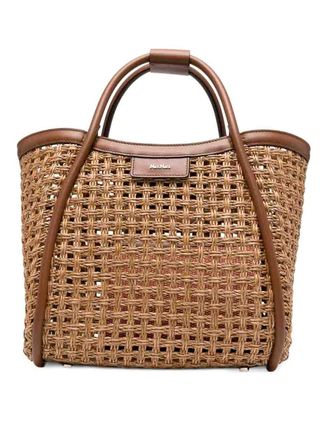 Max Mara Max Mara Marinecesto leather bag