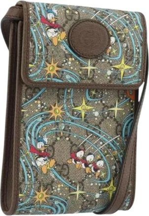 Gucci Pre-owned Mini Shoulder Bag - Dames - Vintage Mini Tas - Bruin - ONE Size - Leer - Vintage