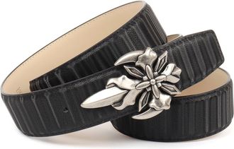 Anthoni Crown Lederg&uuml;rtel ANTHONI CROWN, Damen, Gr. 80, schwarz, Rindsleder, G&uuml;rtel Lederg&uuml;rtel