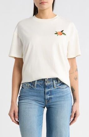 Vinyl Icons Sunkissed Orange T-Shirt in Marshmallow at Nordstrom Rack, Size X-Small