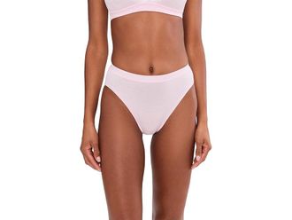 Wacoal Understated Cotton Hi Cut Womens Underwear Cradle Pink : MD, Cotton/Spandex