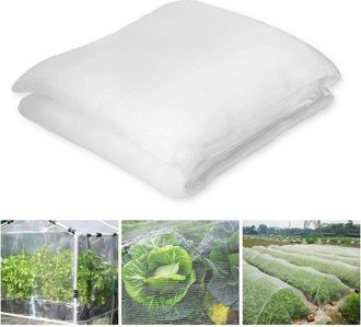 OEM Malla Antiinsectos Blanca Para Huertos De 3 X 6 M, Malla De Protecci&oacute;n Para Huertos, Malla De Jard&iacute;n Adecuada Para Proteger Plantas, Flores, Verduras 