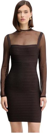 H&eacute;rve L&eacute;ger Mujer, Vestidos, Marr&oacute;n, Talla: M