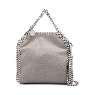 Stella McCartney Shopping Bags, female, Gray, ONE SIZE, Falabella Tiny Tote Bag