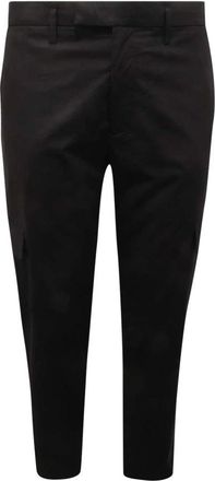 Neil Barrett Broeken, Heren, Zwart, S, Zwarte Cargo Skinny Broek