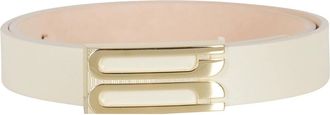 Victoria Beckham Regular Frame Riem - Dames - Riemen - Beige - 80 CM - Leer - Accessoires