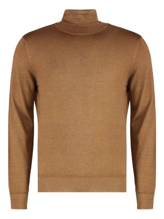 Moorer Todi-XW roll-neck sweater - Brown