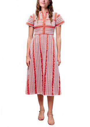 Cleobella Soleil Midi Dress In Paprika