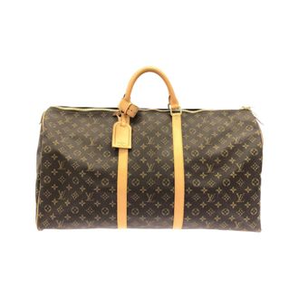Louis Vuitton Marron Coated Canvas Boston Bag (Pre-Owned)