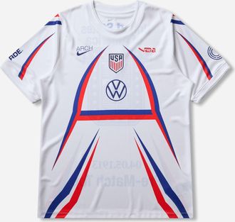Nike Men s V.A.A Dri-FIT Academy Pro Football T-Shirt White / Deep Royal Blue