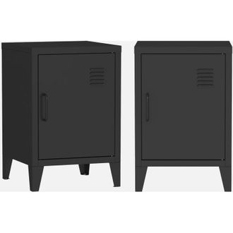 Sweeek Sweeek - Comodino industriale 1 porta (set di 2)