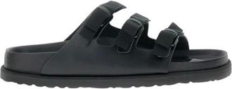 Birkenstock Sliders, female, Black, 4 UK, 1774 Florida Narrow Fit