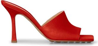 Bottega Veneta Leather Sandals, Size 10