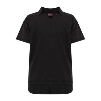 Diesel T-Ansel Polo - Heren - Polos - Zwart - L - Katoen - Tops