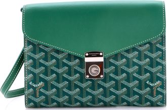 Goyard Chypre Wallet on Strap Coated Canvas with Leather