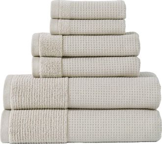 Modern Threads Waffle Rib 6-Piece Towel Set in Rainy Day at Nordstrom Rack, Size 6 Piece Set