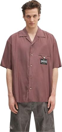 AMBUSH Short Sleeve Shirts - Heren - Korte mouwen Overhemden - Rood - XL - Overhemden