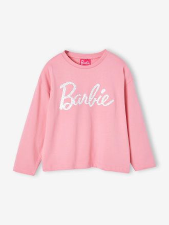 BARBIE M&auml;dchen Shirt mit Wende-Pailletten BARBIE bonbon rosa