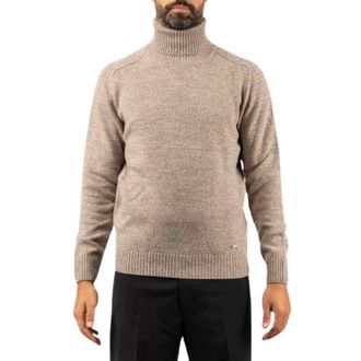 Brooksfield Maglione Dolcevita - - Knitwear - Uomo - Beige - XL