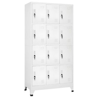 vidaXL Vidaxl - Taquilla Con 12 Compartimentos 90x45x180 Cm