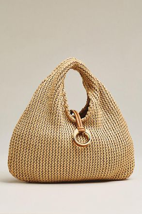 Dolce Vita Martin Raffia Slouchy Bag