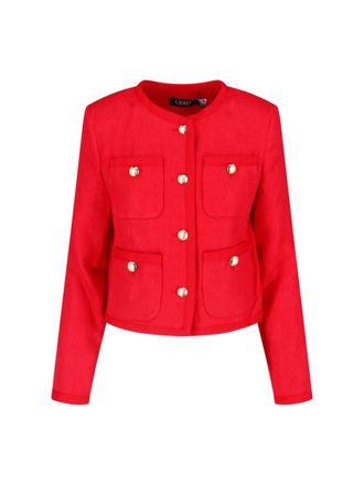 Lauren Ralph Lauren Giacca Bottoni In Lino