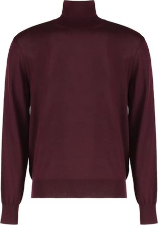 Saint Laurent roll-neck sweater - Red