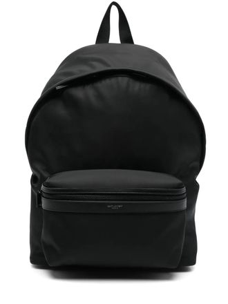 Saint Laurent zip pocket backpack - Black
