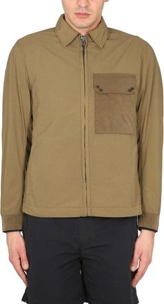 Ten c Polyamide Mid-Layer Jacket - Brown