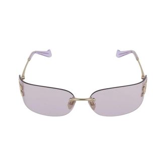 Miu Miu Accessoires, Dames, Geel, ONE Size, A51S Zonnebril