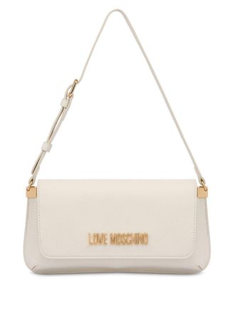 Love Moschino Schoudertas met logo - Beige