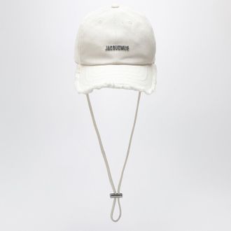 Jacquemus Cappello La Casquette Artichaut bianco