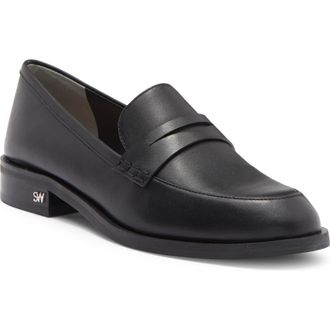 Stuart Weitzman Emi Penny Loafer in Black at Nordstrom Rack, Size 10