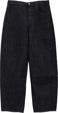 Jacquemus Jeans Le De-Nimes con inserti - Blu