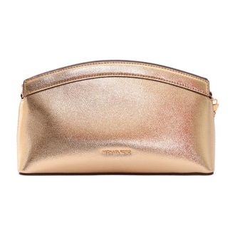 Michael Kors Cross Body Bags, female, Yellow, Size: ONE SIZE Athena Metallic Chain Shoulder Bag