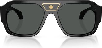 Versace Sunglasses Ve4508 U Gb1/87 Black/Dark Gray Men